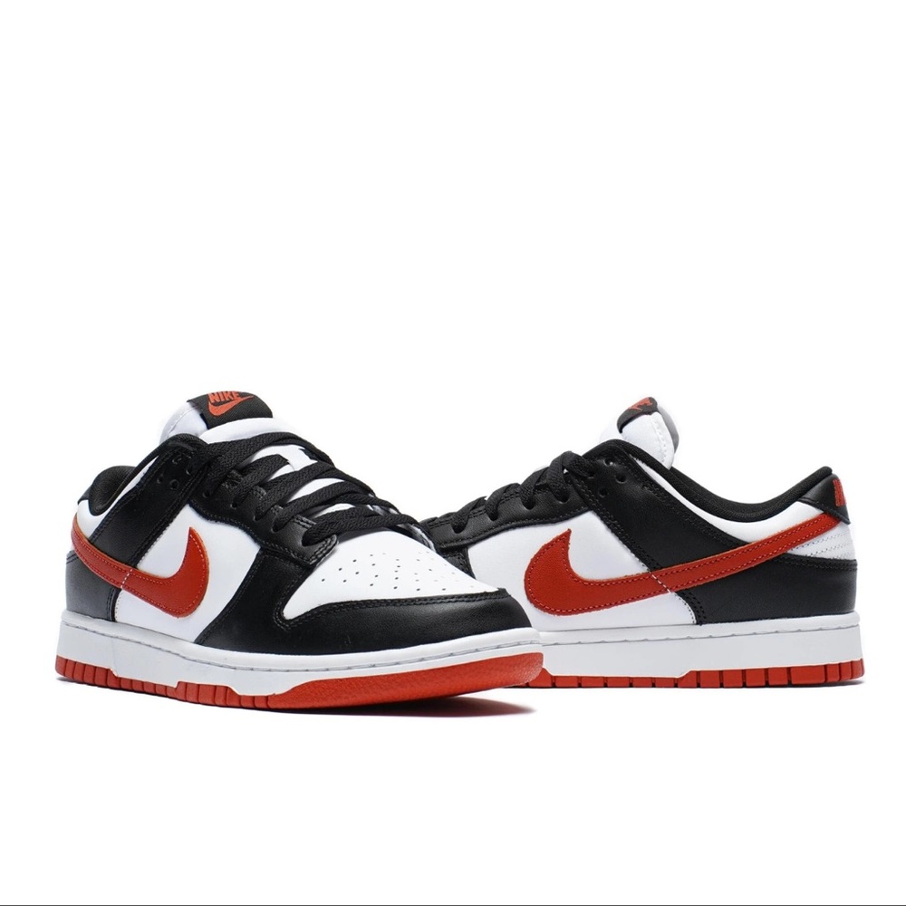 Nike Dunk Low Medium Red and black